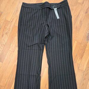NWT Loft Marisa Pinstripe Trouser Pants sz 14